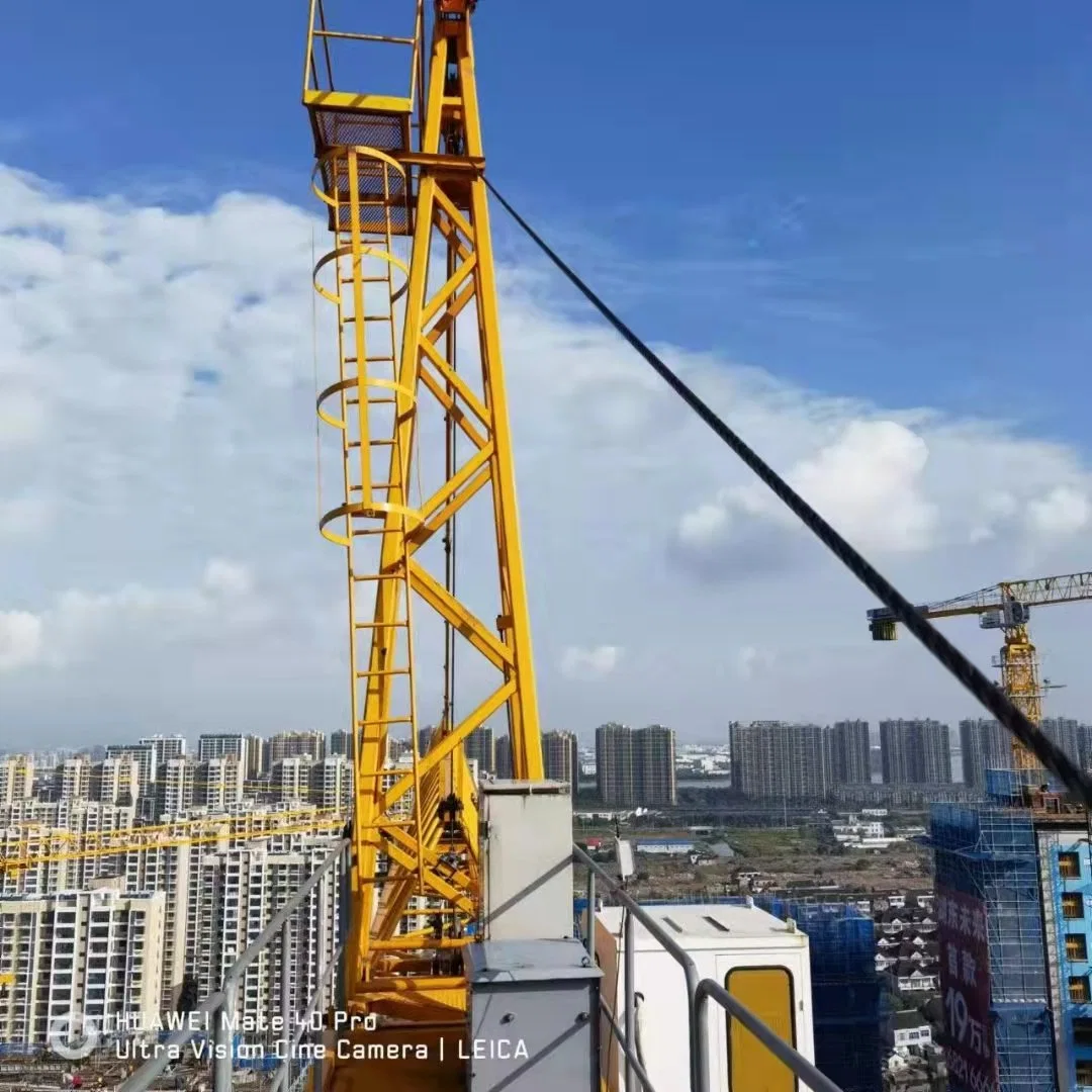 8t/10t Max Loading Dahan Construction Tower Crane Qtz125 (PT6513) Used Crane for Sale