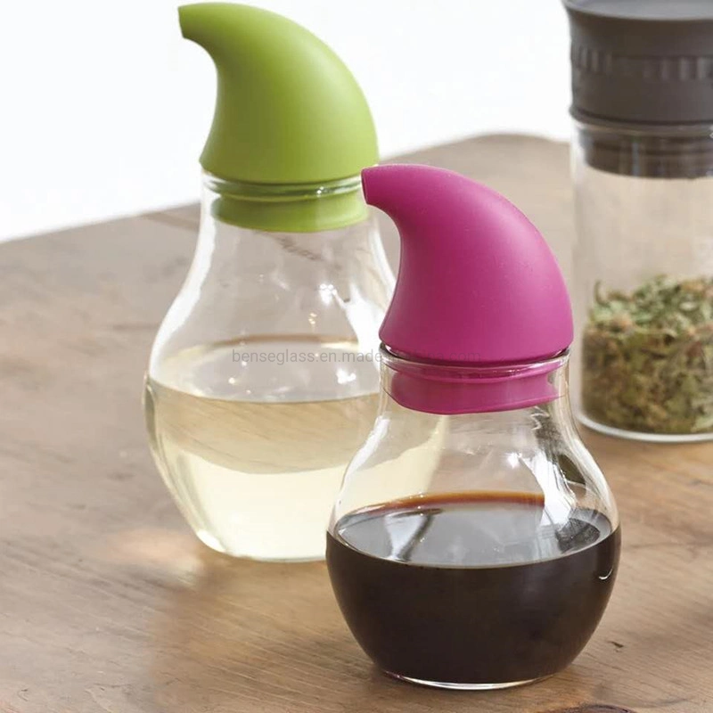 Hot Sale Kitchen Gadgets Storage Glass Vinegar Pot Soy Sauce Container Kitchen Oil Bottle