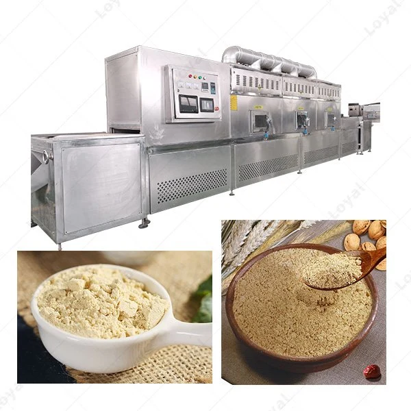 Automatic Multifunctional Tunnel Type Meal Replacement Nutrition Powder Microwave Sterilization Dryer