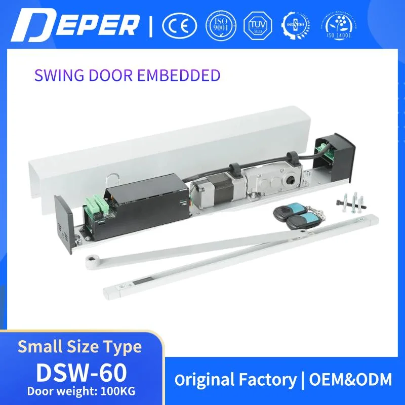 Residental Dsw-60 100kg Electric Double Automatic Swing Door System with Remote Control