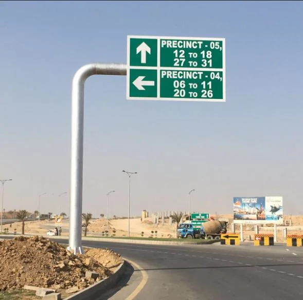 Overhead Cantilever Signage Retro Reflective Overhead Cantilever Sign Boards for Traffic Sign