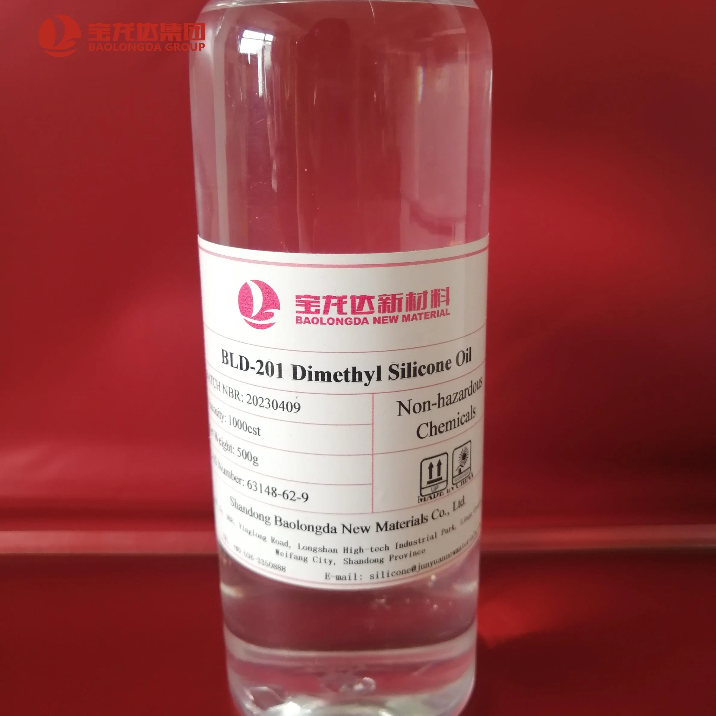 Garantía de calidad aceite de silicona transparente lineal de polidimetilsiloxano Solubilidad