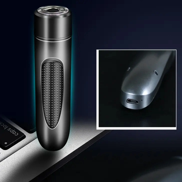 Mini Rotary Shaver for Travel Electric Portable USB Electric Clipper