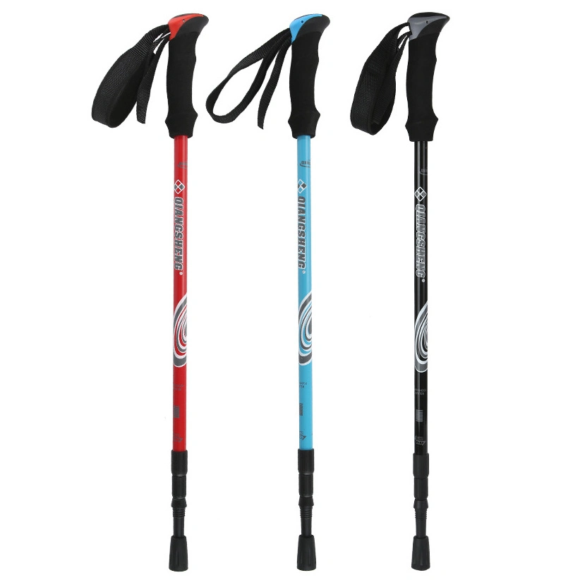 Outdoor Anti Shock Nordic Walking Sticks Ultra-Light in Stock Outdoor Travel Hiking Adjustable Portable Walking