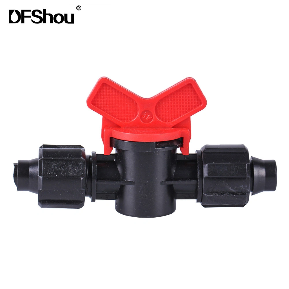 Tube Lock Through Tube Valve Pipe Fittings for Green House