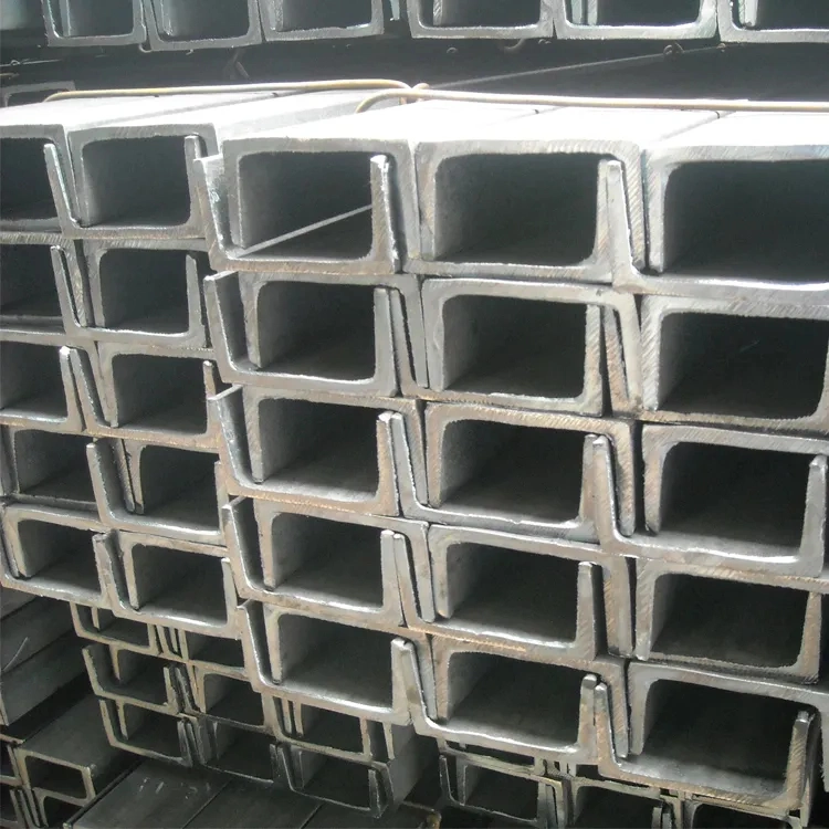 Hot Cold Rolled Mild Steel Profiles Gi Carbon Steel C U Channel with Galvanized Factory En S235jr S355jr A36 Ss400 Purlin Bended Structural Building Material