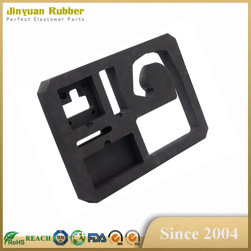 Black Custom Rubber Foam Pad Insert EVA Foam Liner for Tool Box