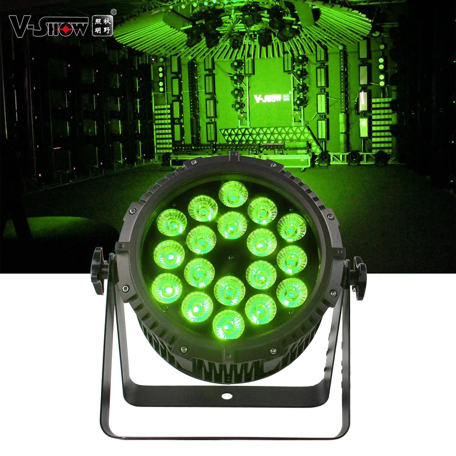 V-Show LED PAR Rendering Light водонепроницаемый для DJ и Disco Освещение сцены