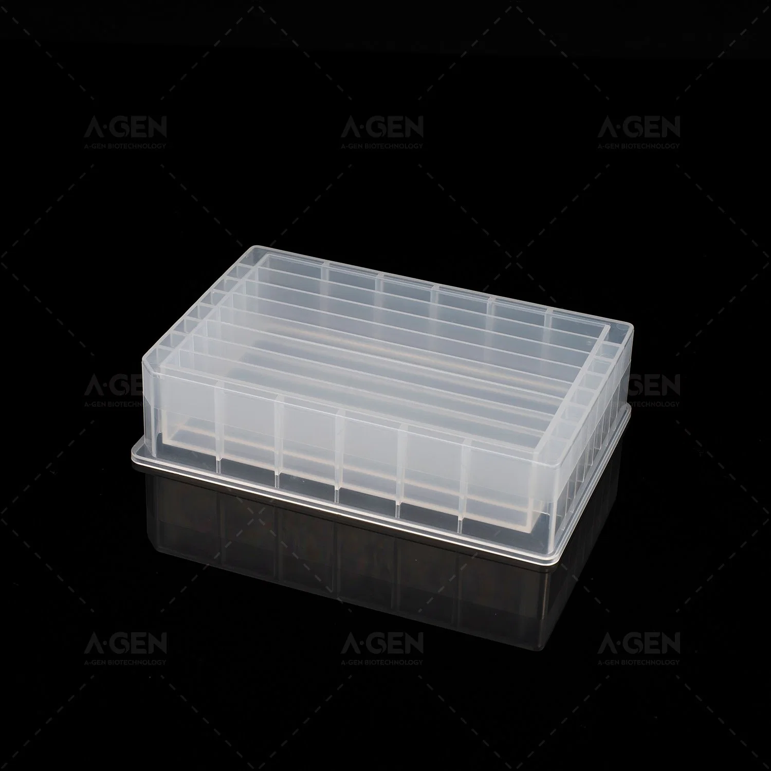 180ml 8 Channel Troughs Reagent Reservoir - Sbs Standard PP Material