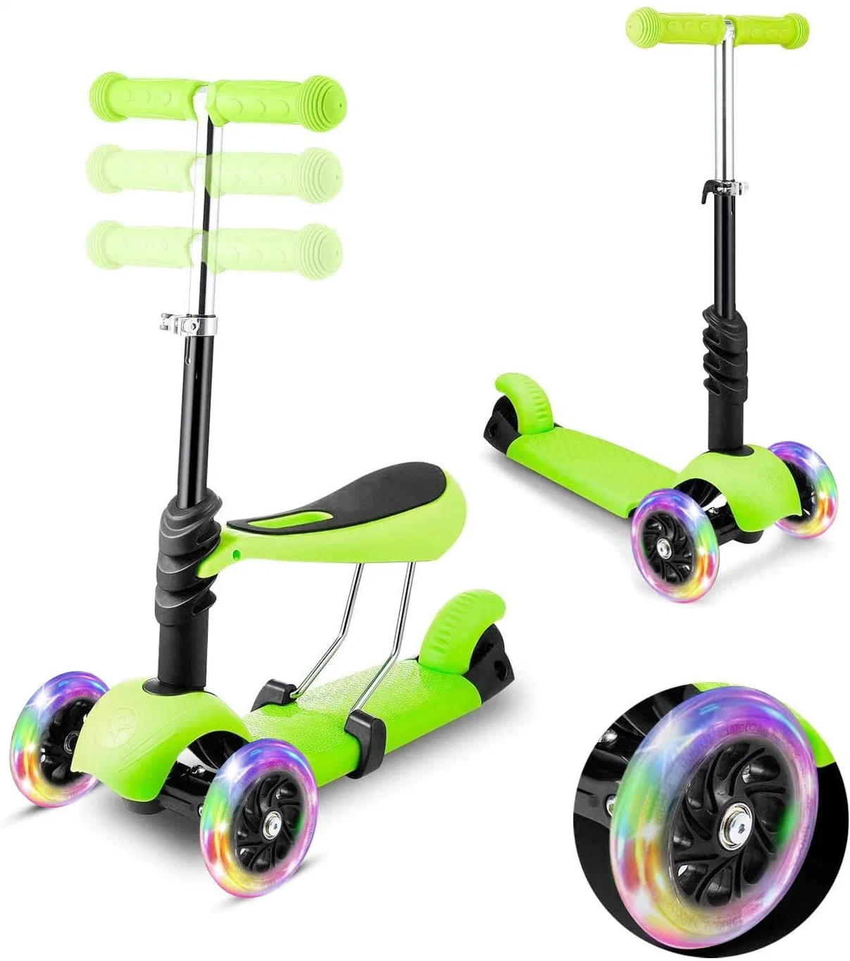 Removable Seat 3-in-1 Kids Kick Scooter