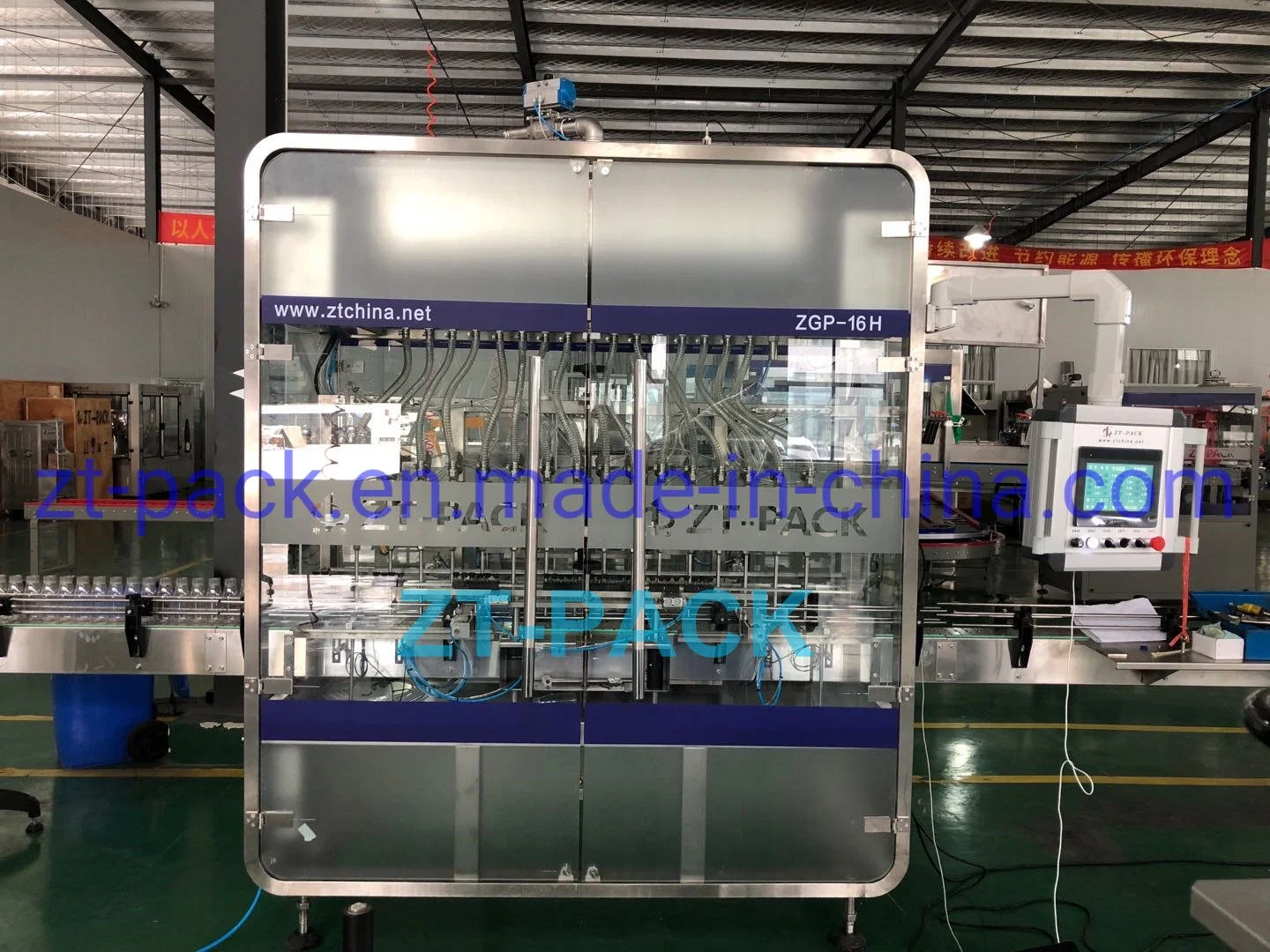 Automatic 1 Litre Bottle with 16 Head Liquid Filling Machine Supplier Factory Plastic Bottle Liquid Filling Machine