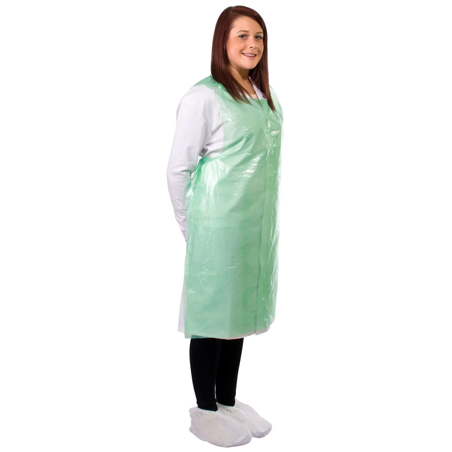 Disposable Plastic PE CPE LDPE HDPE Apron for Medical and Household