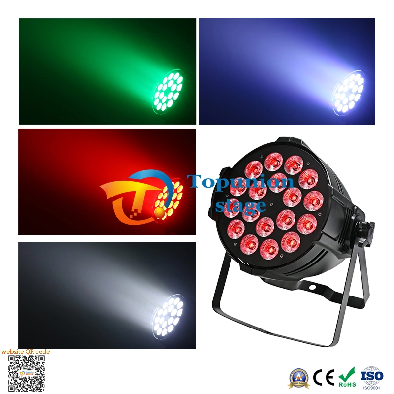 18PCS Color Adjustable PAR Can Light Garden Greening Effect Lights