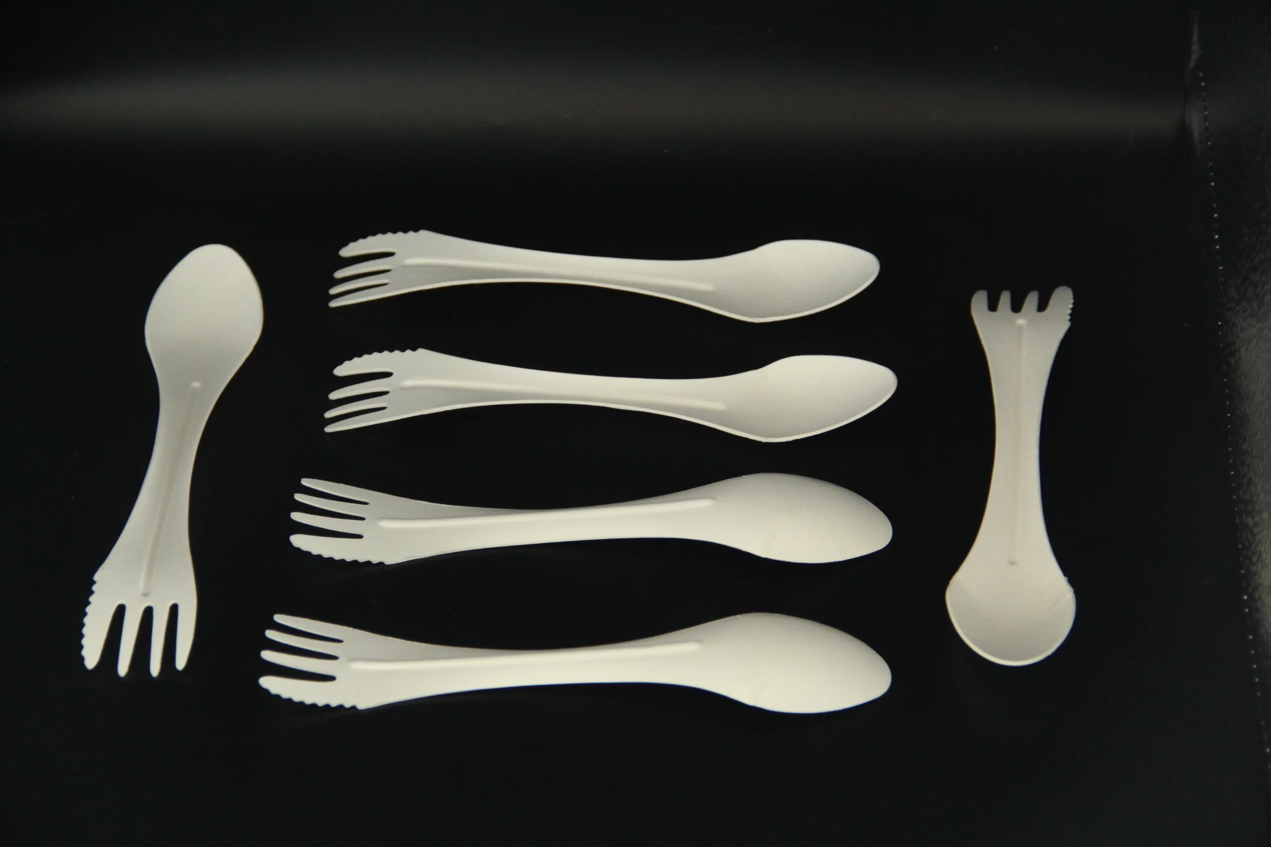 Support for Custom Stand-Alone Packaging Kit Airline Spoon Fork Knife Salt Pepper Disposable Cutlery Wrapped Set