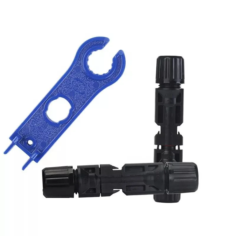 Solar Crimper Tool Kit for Solar Panel Cable Wire Assembly with Solar Crimper and Solar Connectors Spanner for PV System