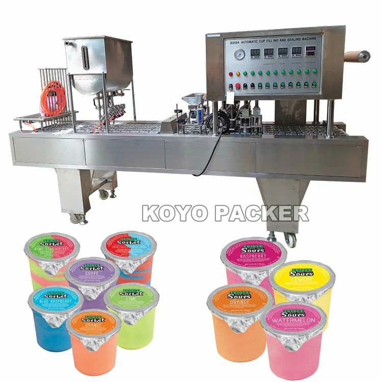 4 Lines Automatic Plastic Drinking Cup Water Filling Sealing Machine