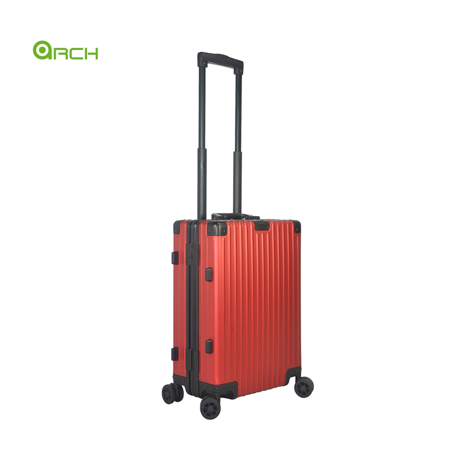 28" Fashion Aluminum Hard Case Trolley Luggage with Dual Spinner Wheels Travel Fg2217LG-L