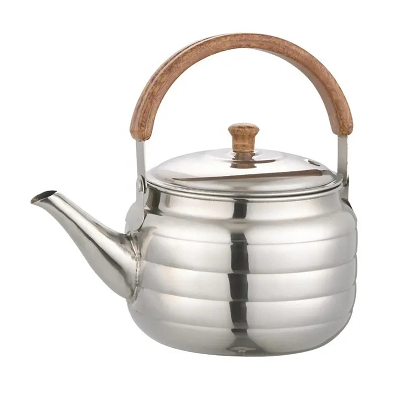 Factory OEM Stainless Steel Arabic Tea Water Kettle Decorative Turkish Teapot Set 0.5/0.75/1.0/1.5/2.0L