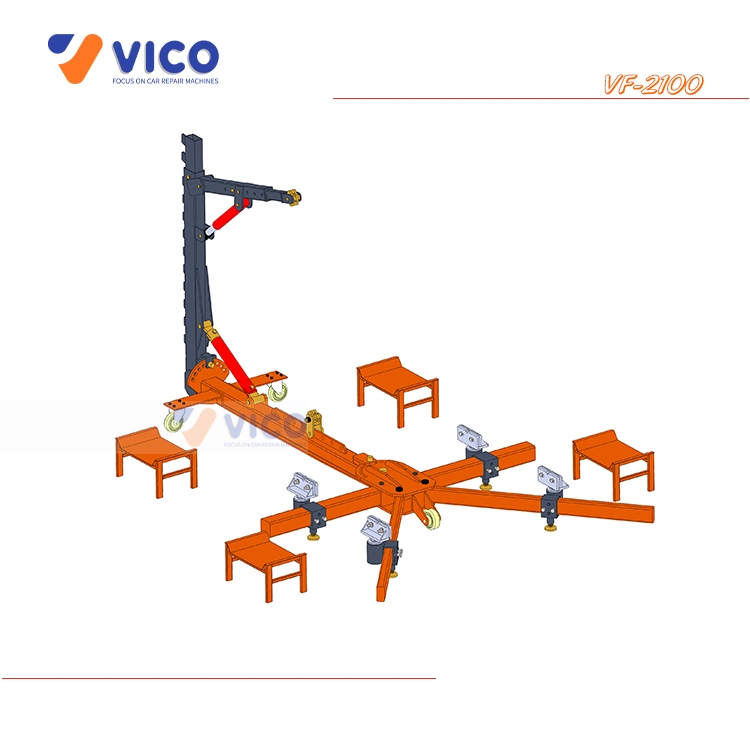 Vico Portable el bastidor de enderezamiento automático de la máquina de reparación de colisiones