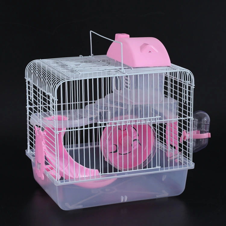 Comercio al por mayor productos de mascotas Pet Pet Pet Carrier jaula Hamster jaula conejo de la casa Accesorios Hamster jaula Casa Cosas de China