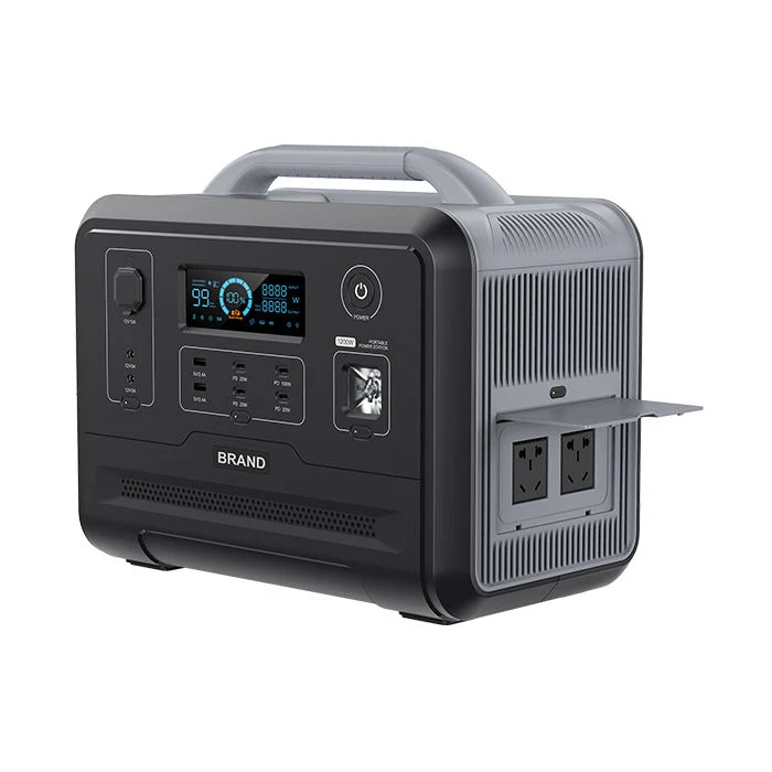 Outdoor Emergency LiFePO4 1200W Portable Power Station Lithium Battery Power off-Grid