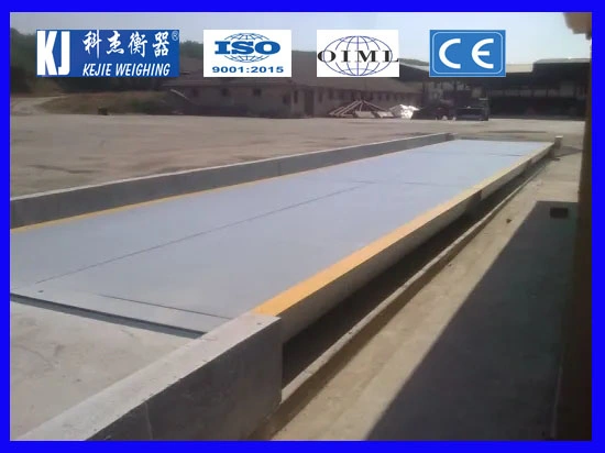 Electronic 60t Pitless Weighbridge 3X18m with Weighing Controller From China Kejie Weighing Factory for Industrial Vehicle Weighing