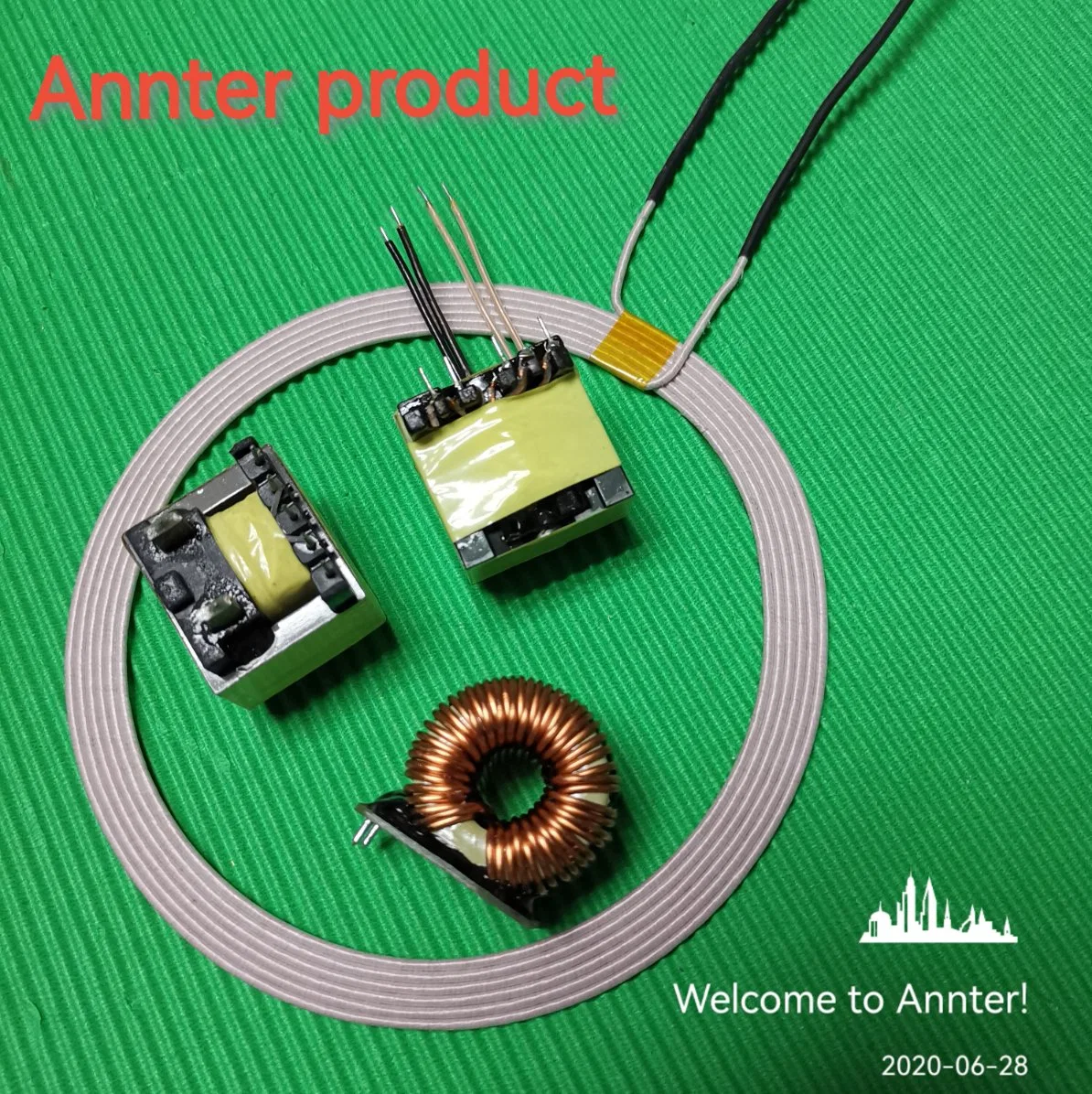 Inductance PFC 66UH, correcteurs de facteur de puissance de bobine d'inductance, inductance toroïdienne avec MS185040, haute efficacité, faible perte 20 A.