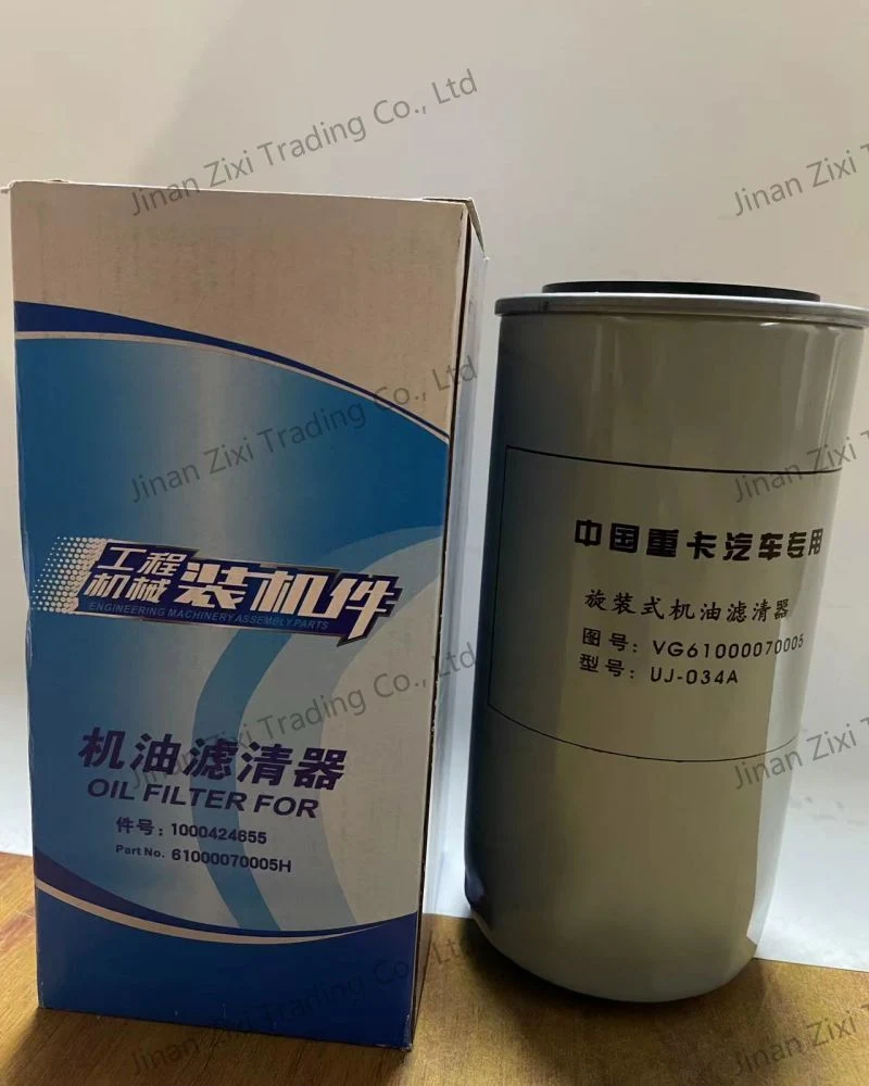 Truck Engine Wd615 Wd618 Wp10 Wp12 D12 Oil Filter for HOWO Cummins Weichai Shacman etc. Vg61000070005