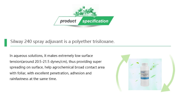 Silicone Spray Adjuvant Silway 240 for Herbicides