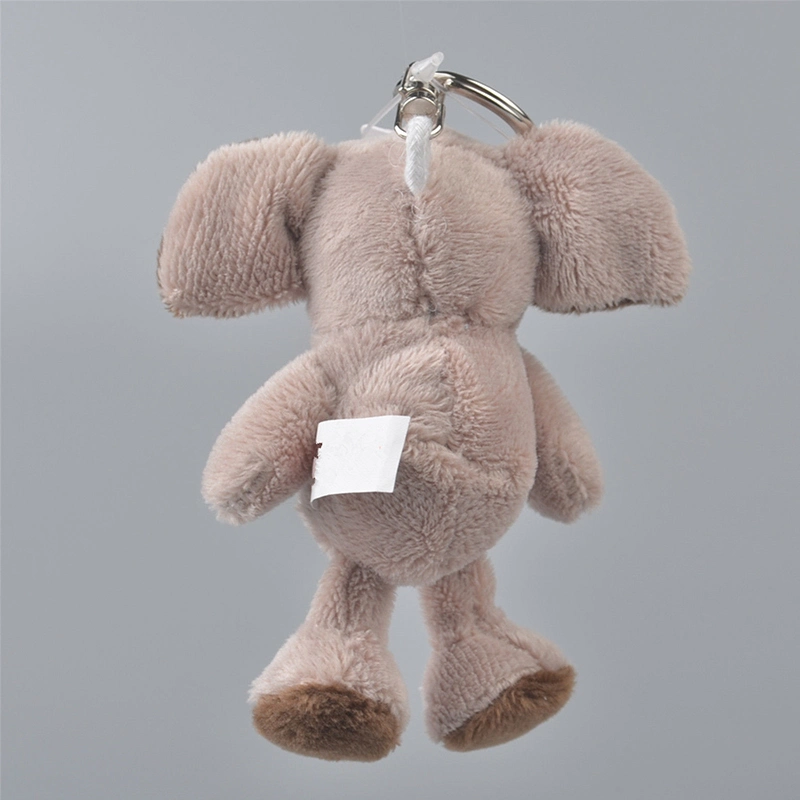 Peluche macio de 10 cm Stuffed Toy Animal personalizado OEM Porta-chaves Elephant