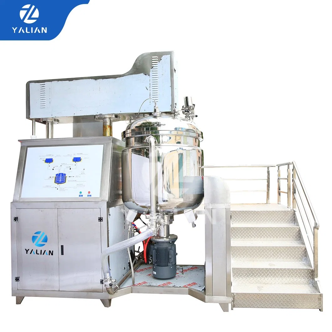 Ointment Mayonnaise Making High Shearing High Speed Mixing Equipment Stainless Steel Mixing Tank Vacuum Homogenizer Emulsifier Mixer