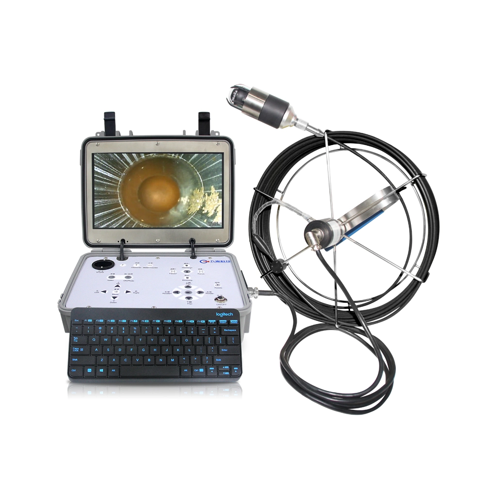 1080P Pushrod Probe Sewer Tube Inspection Camera System