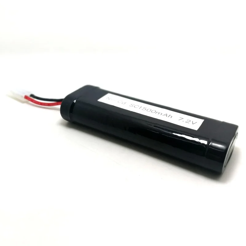 7,2 V 1500mAh Taxa de Descarga Alta 10c Sc Ni-CD Bateria Recarregável para corridas de alta velocidade