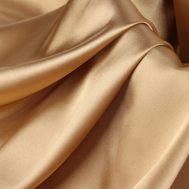 96%Polyester 4%Spandex 100GSM Stretch Encryption Satin Imitation Silk Fabric SA0032-1