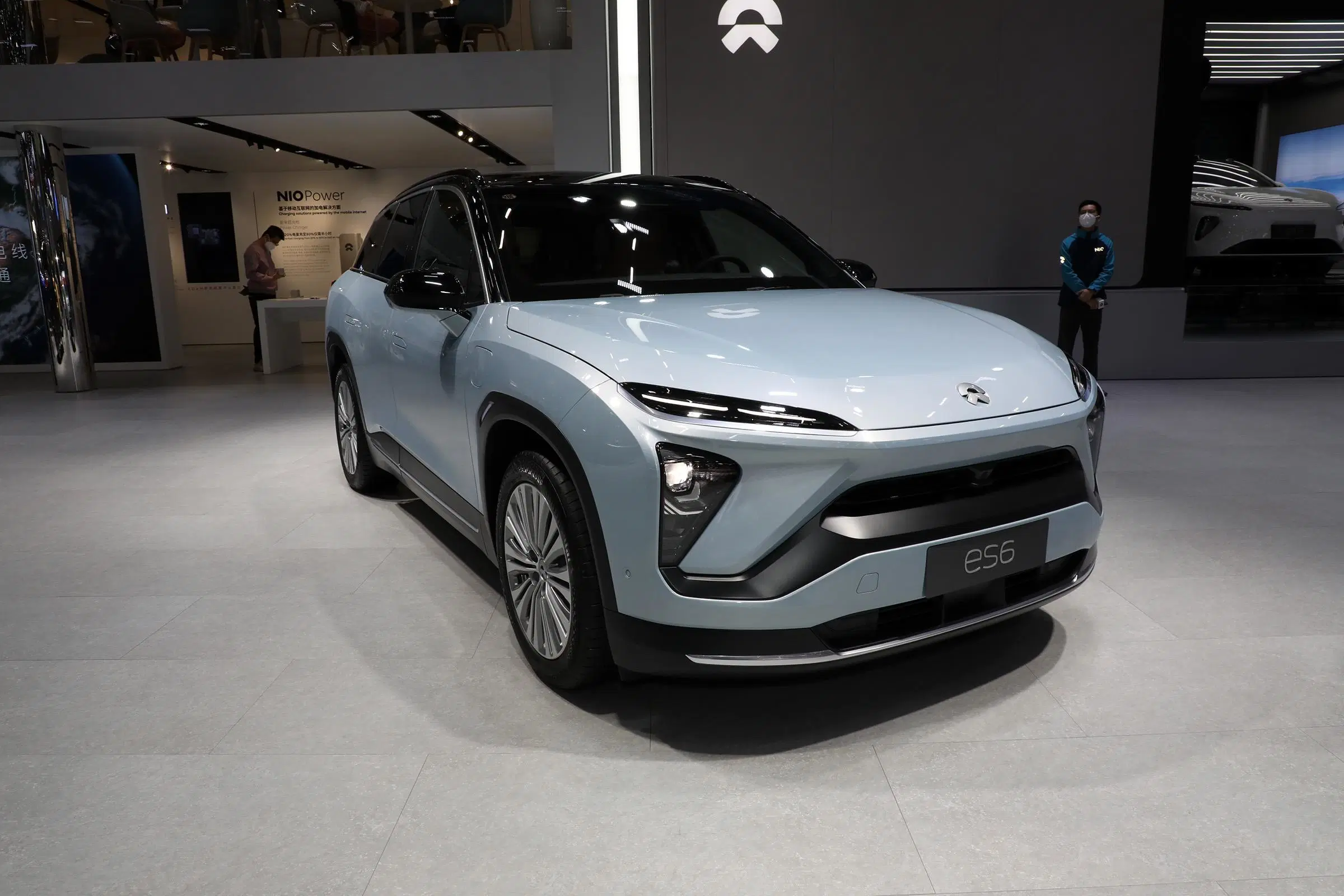 NIO ES6 Электрический SUV Семейство Город использование Средняя батарея Быстрый Замените автомобиль