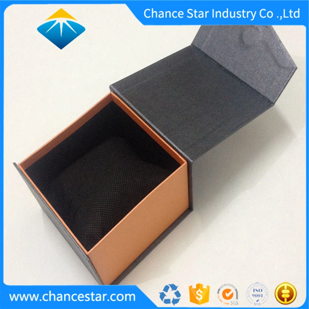 Custom Book Style Magnetic Cardboard Paper Watch Gift Box