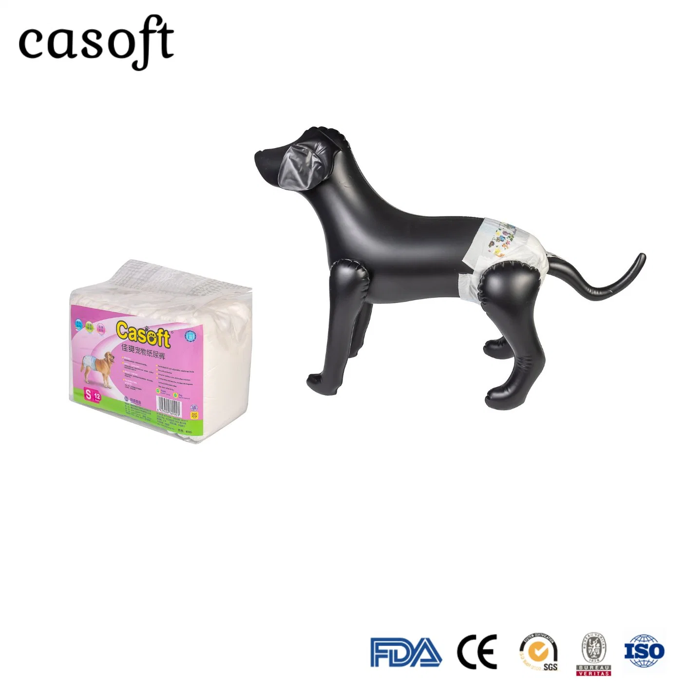 Fontes de Pet Cão Fêmea Casoft Novos Produtos de fraldas descartáveis Distribuidor procurando absorvente Alta Bonitinha