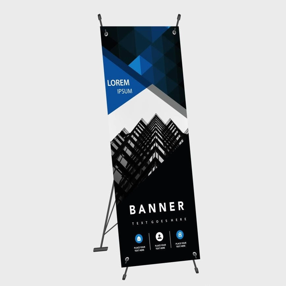 Impresión personalizada 80*200cm 90*200cm x Frame Stand Banner X Banner Banner PVC zl