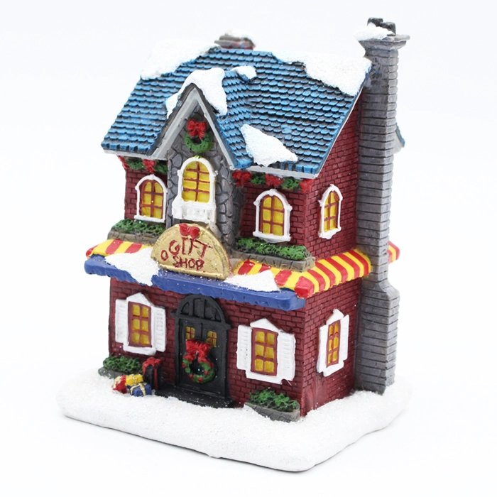 Christmas Decoration Resin Accessories Simulation Gift House Resin Craft Gifts Christmas