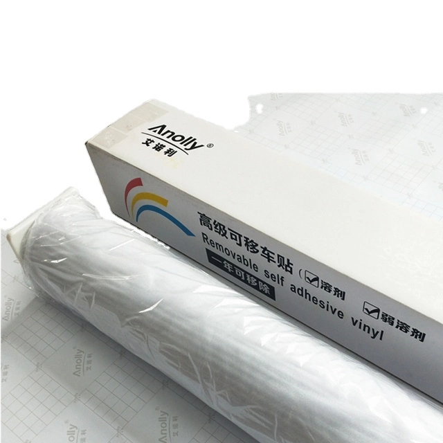 Anolly SUPER BRILLANT Blanc Vinyle auto-adhésif en vinyle auto-adhésif imprimable rouleaux, support d'impression numérique