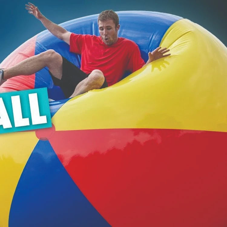 Надувной гигантский красочный пляжный шар большой трехцветный утолщенная ПВХ вода Детские игрушки Bl15372 для волейбола для активного отдыха
