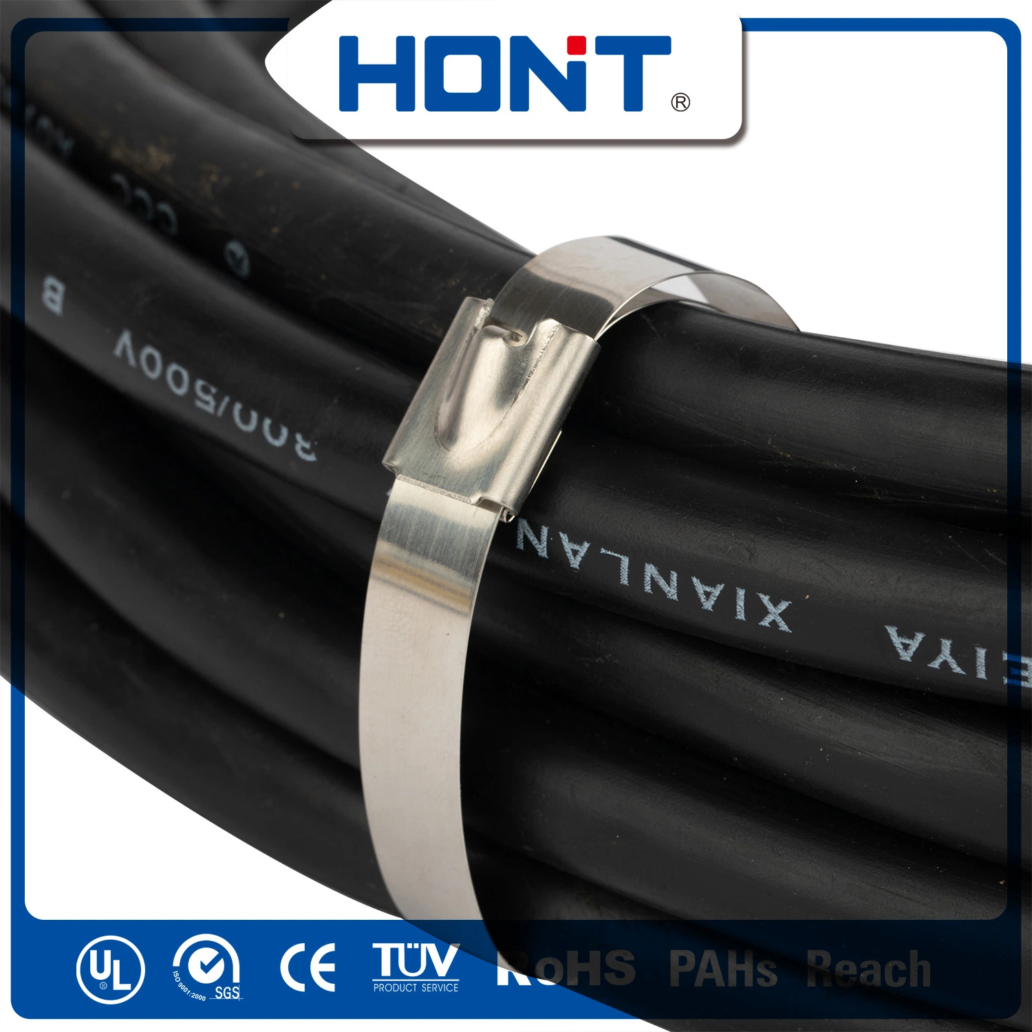 94V2 Hont bolsa de plástico adhesivo + la exportación de cartón/bandeja de acero inoxidable Accesorios de cable de banda de la manguera con CCC