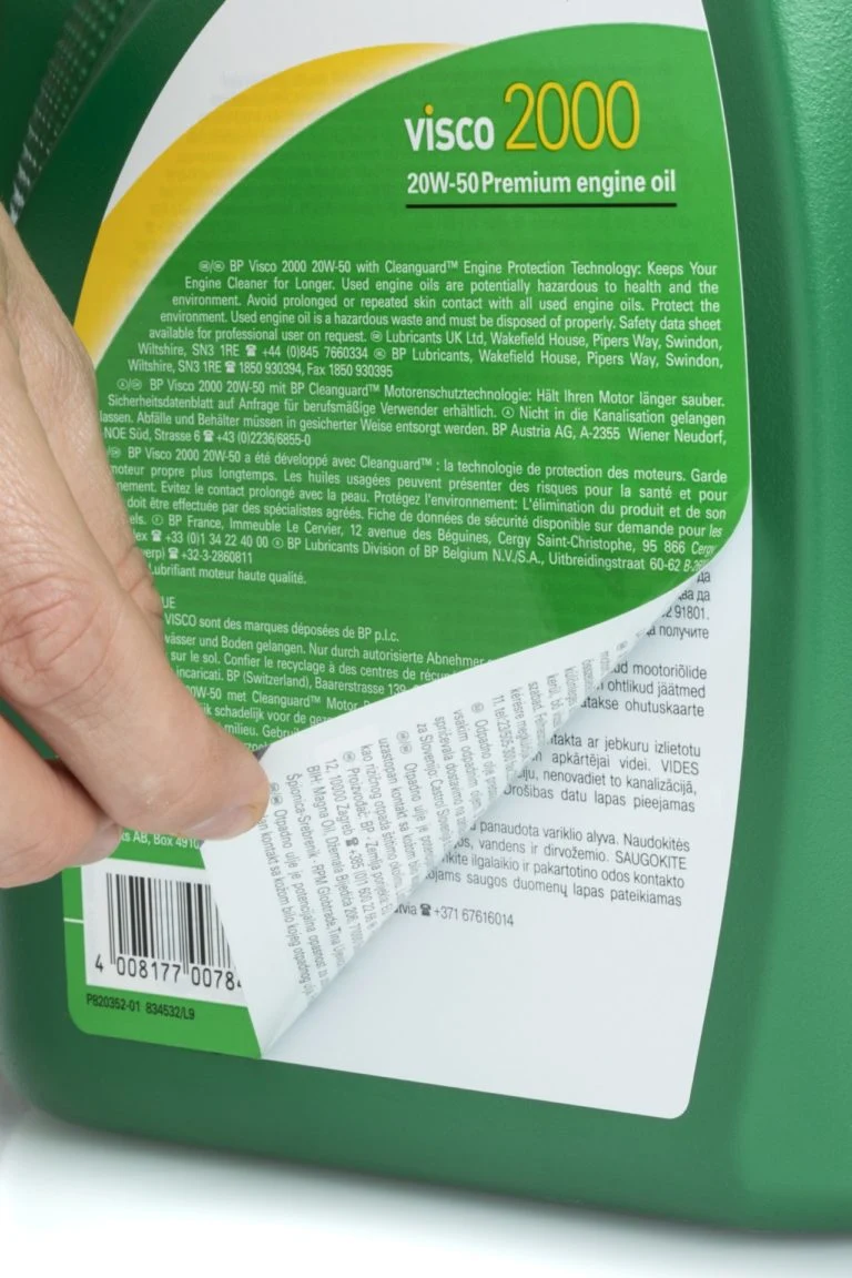 Autocollant de résine époxy fait sur mesure Service d'impression quotidienne de l'étiquette pour la lessive
