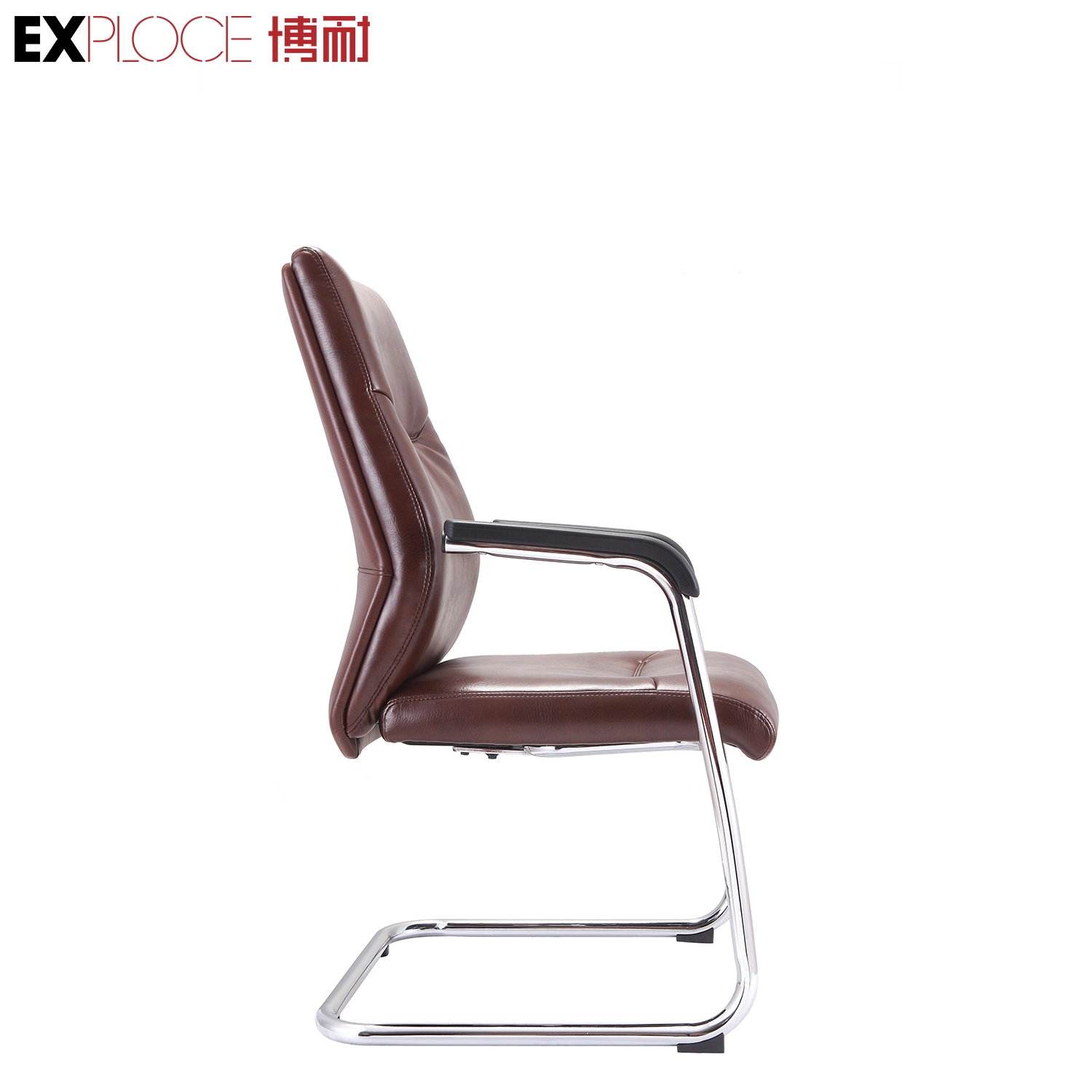 Modern Boss Office High Back Luxury Leather Office Furniture PU Exectuive Chair Aluminum Alloy Base