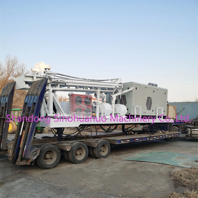 600m Skid Mounted Drill Rig/Rotary Drilling Rig and DTH Drilling Rig for Sale Which Install on Your Truck