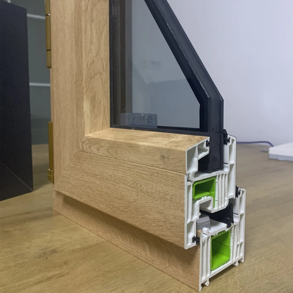 70mm extrusión de plástico Perfil UPVC