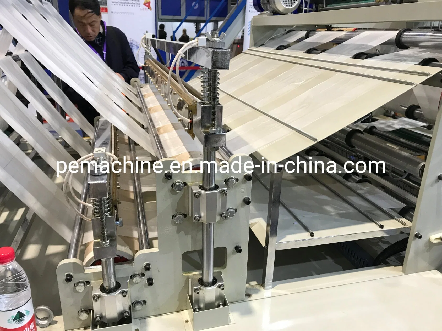 High Speed Polythene Biodegradable Plastic Shopping T-Shirt Bag Making Machine