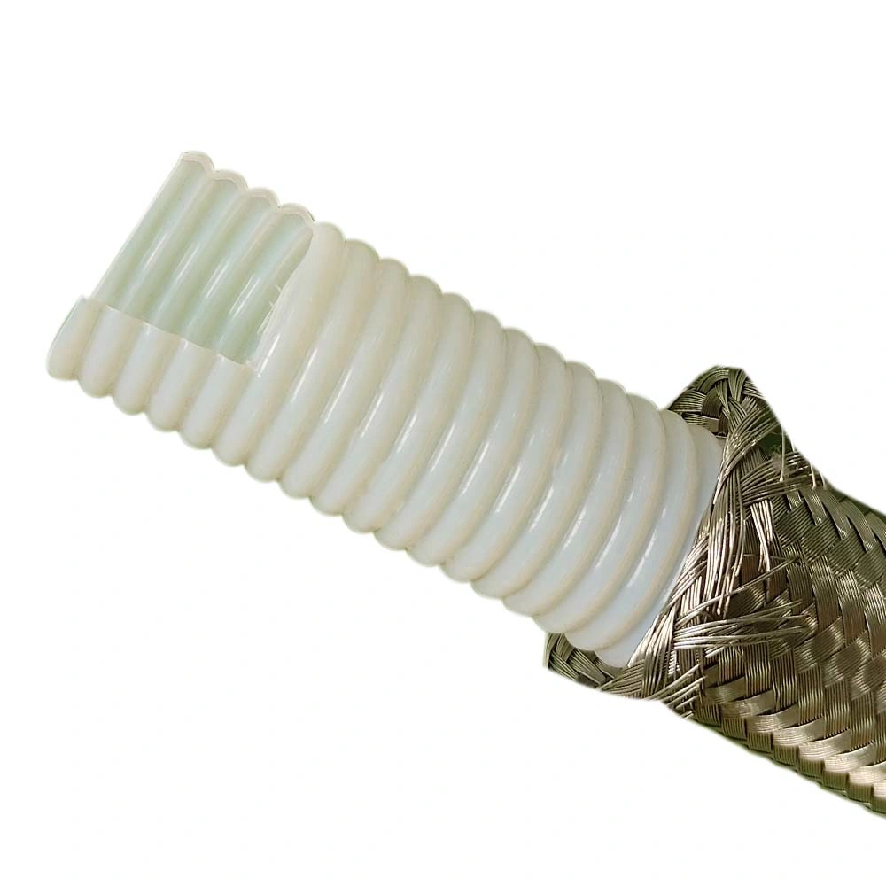 AN10 PTFE 304 Acero inoxidable Metal metálico manguera flexible SS Manguera trenzada