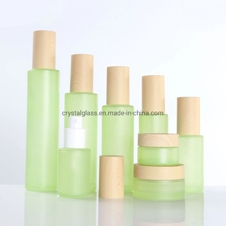 China Greenn Empty Cosmetic Container Set Factory Supply