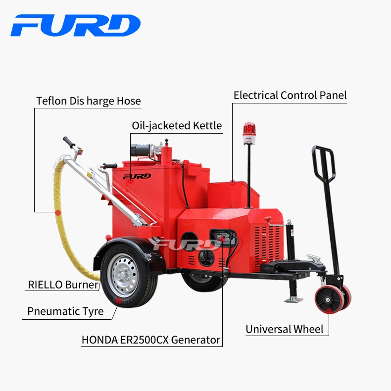 100L Road Repair Machine Burner Heated Road Crack Filling Equipment